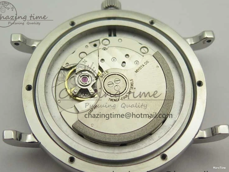 MIROTIME 0225 FastDry Portofino IW356501 SS V3 MK 1:1 Best Edition Black Dial On SS Mesh Bracelet MIYOTA 7195